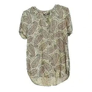 OLD NAVY SIZE S/P MULTI COLOR BLOUSE